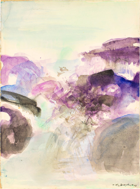 Zao Wou-Ki : Ohne Titel, 1973