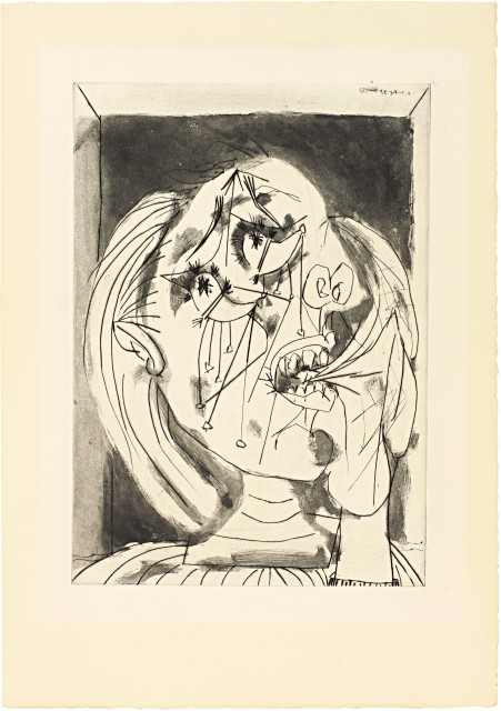 Pablo Picasso  : La femme qui pleure III , 4. Juli 1937 