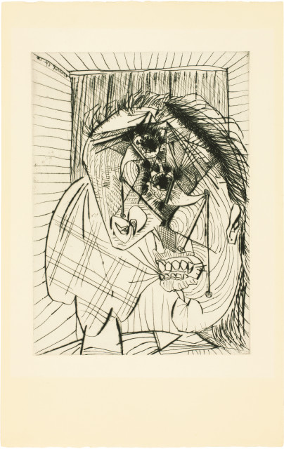 Pablo Picasso  : La femme qui pleure IV , 4 July 1937