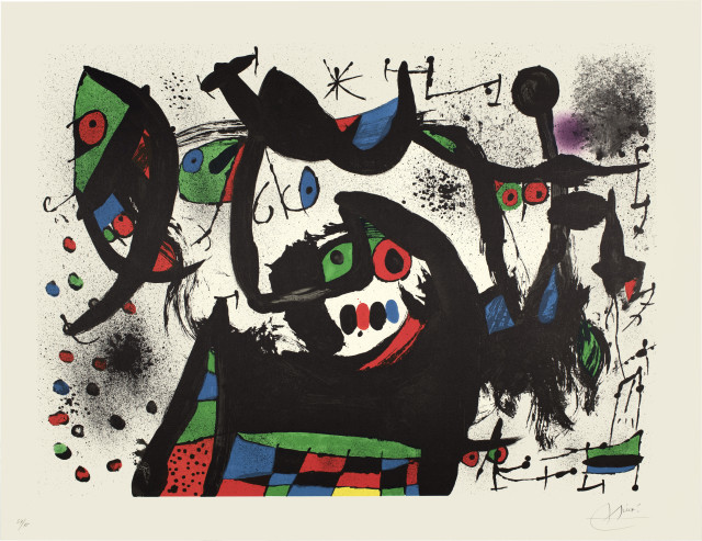 Joan Miró  : Homenatge à Joan Prats , 1971