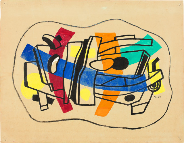 Fernand Léger : Étude pour la décoration d'une terrasse, 1949