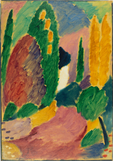 Alexej von Jawlensky  : Grosse Variation: Pfingstmorgen ( ..., 1915 
