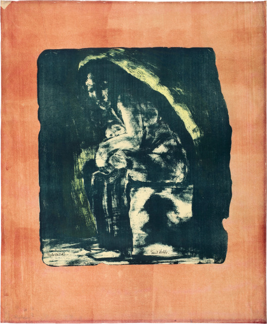 Emil Nolde  : Mutter und Kind , 1913-1925 