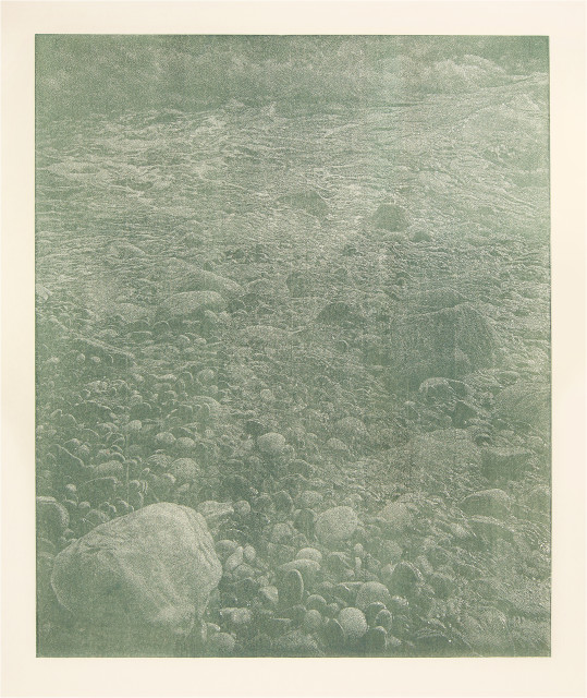 Franz Gertsch  : Cima del Mar , 1990
