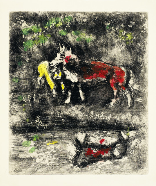 Marc Chagall : La Fontaine - Fables, 1927-1930, published 1952