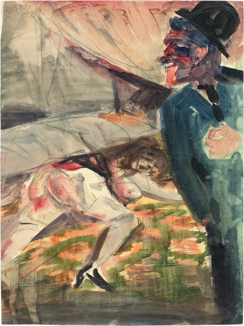 Otto Dix  : Scene I (Mord/Lustmord) , 1922