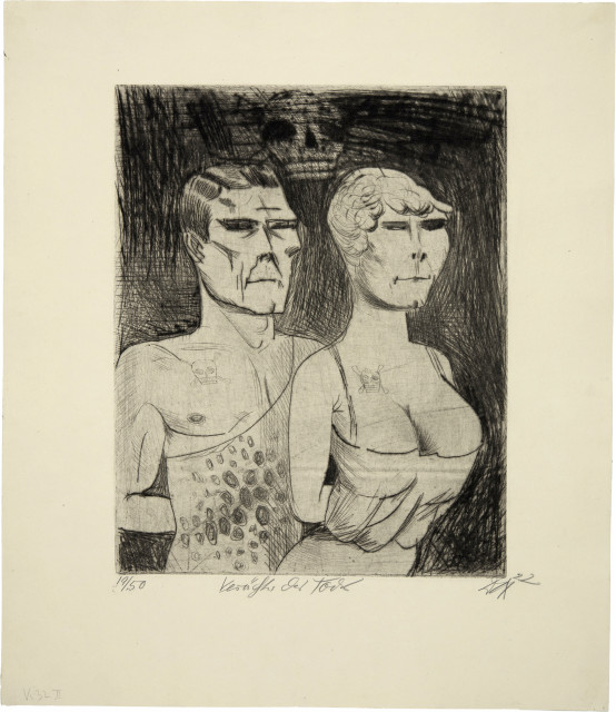 Otto Dix  : Otto Dix. Zirkus. Radierwerk IV , 1922