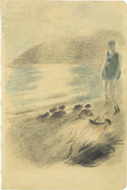 Otto Meyer-Amden : Am Walensee bei Betlis, Um 1920 