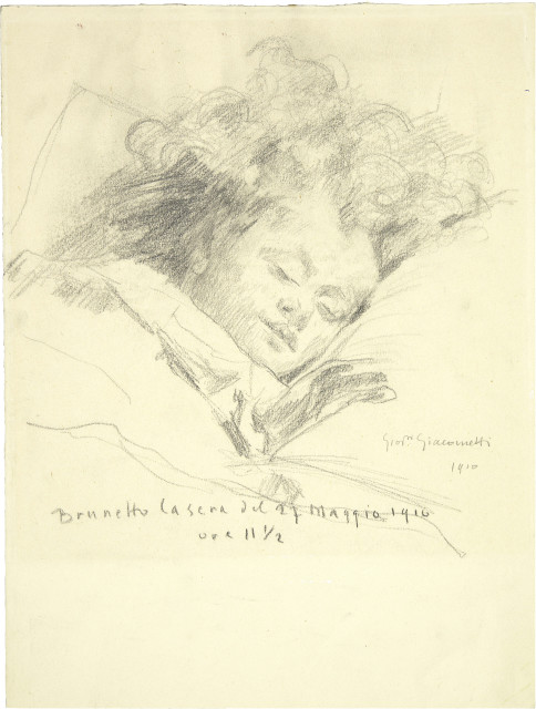 Giovanni Giacometti : Schlafender Bruno, 1910 