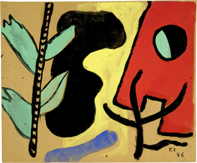 Fernand Léger : Composition abstraite (Projet pour une ..., 1946
