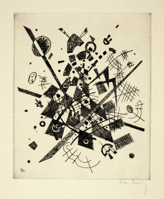 Wassily Kandinsky  : Kleine Welten IX , 1922 