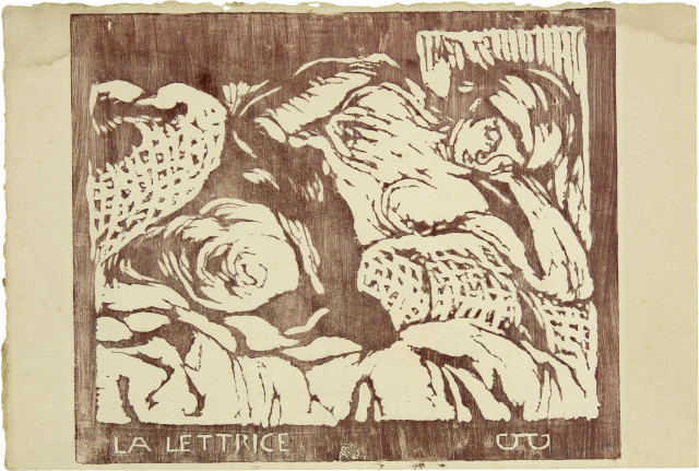 Giovanni Giacometti : La lettrice, circa 1916-1918