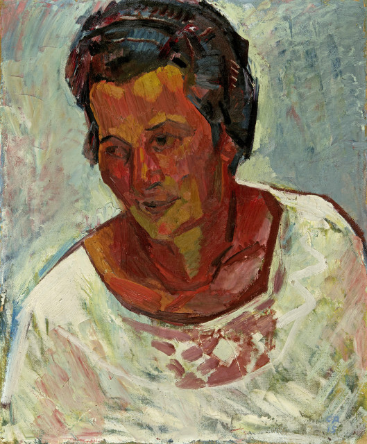 Cuno Amiet : Bildnis Anna Amiet, 1915