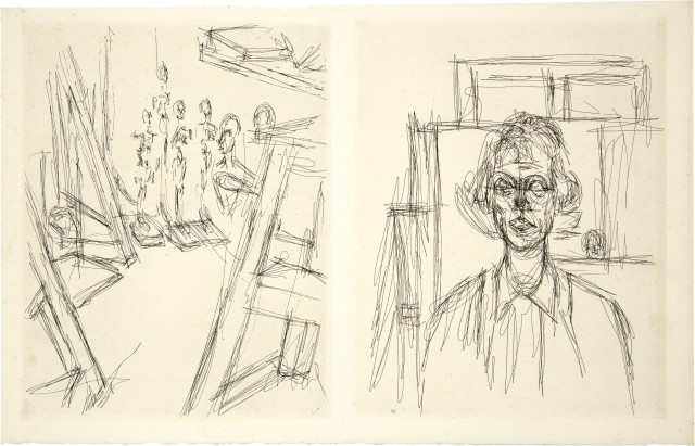 Alberto Giacometti  : Robert Lebel. La double vue. Avec un  ..., 1964