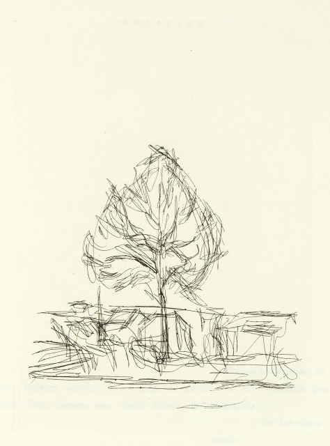 Alberto Giacometti : André du Bouchet. L'inhabité, 1967