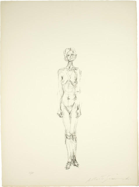 Alberto Giacometti : Nu debout III, 1961 