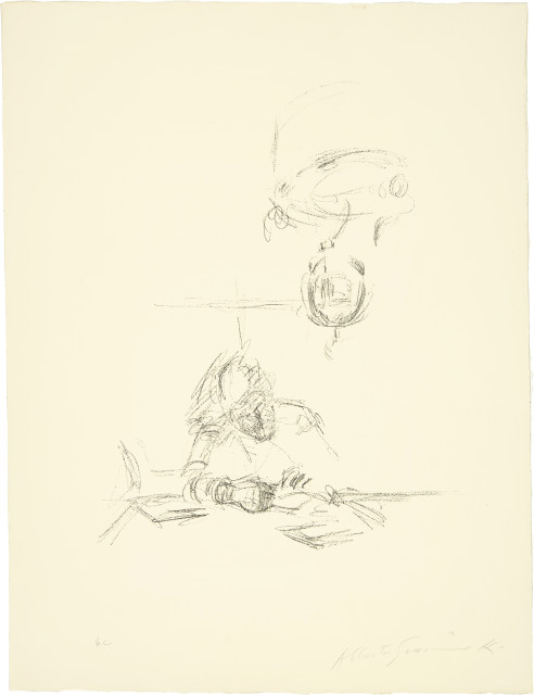 Alberto Giacometti : La Mère de l’artiste lisant sous la lampe ..., 1963, published 1964