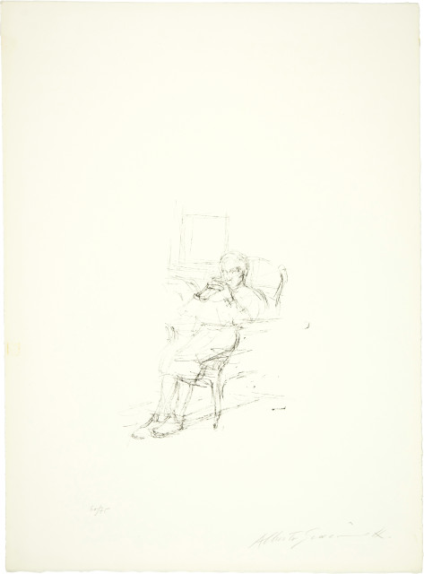 Alberto Giacometti : La mère de l’artiste assise I, 1963, published 1964
