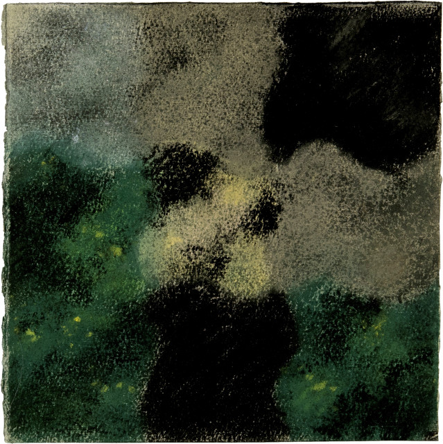 Augusto Giacometti : Farbstudie mit neun Feldern (Dunkelgrün, ..., circa 1915