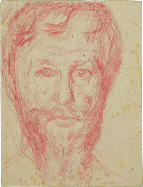 Giovanni Giacometti : Selbstportrait, Um 1915 
