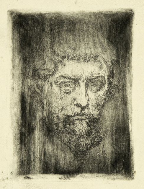 Giovanni Giacometti  : Selbstbildnis , circa 1907