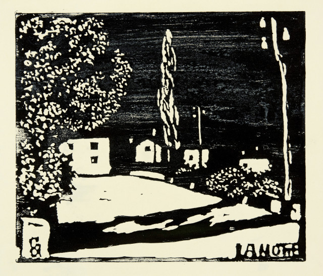 Giovanni Giacometti  : La Notte II , circa 1913