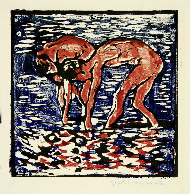 Giovanni Giacometti : Fanciulli nel lago – Alberto und Diego im ..., 1916