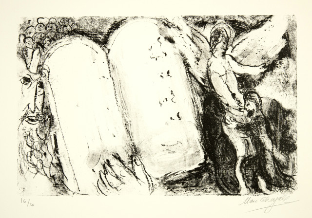 Marc Chagall  : Vision de Moïse , Paris, December 1968
