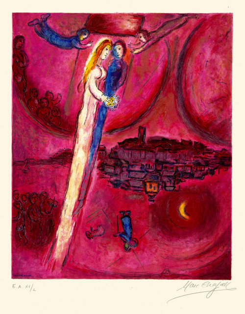 Marc Chagall  : Le cantique des cantiques , 1975