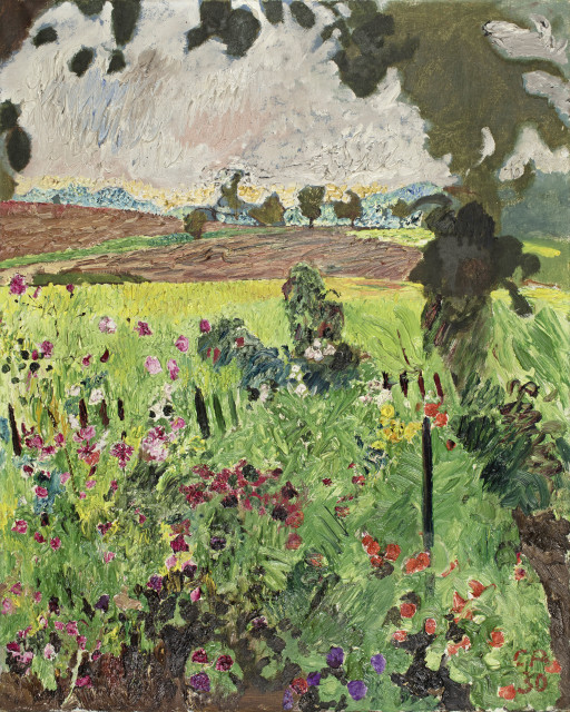 Cuno Amiet : Garten auf der Oschwand, 1930 