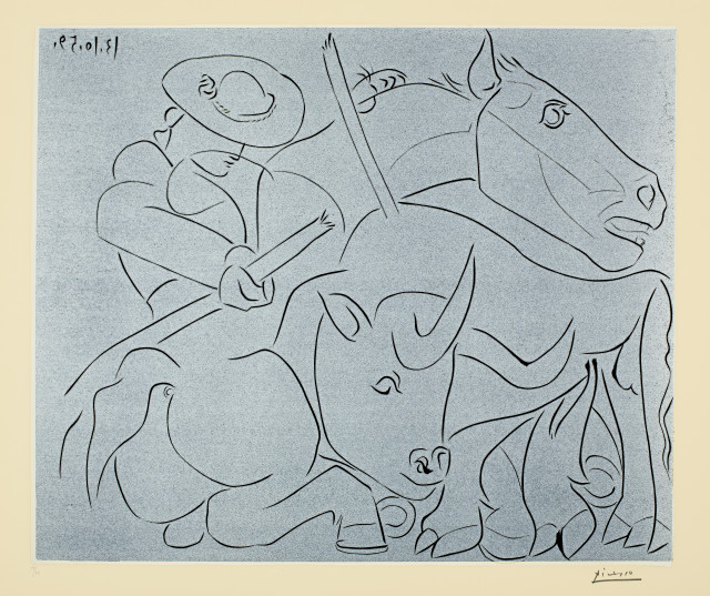 Pablo Picasso  : La pique cassée , Cannes, 13 October 1959