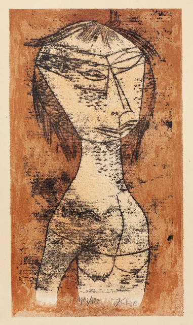 Paul Klee : Die Heilige vom innern Licht, 1921 - Werknummer 1921.122 