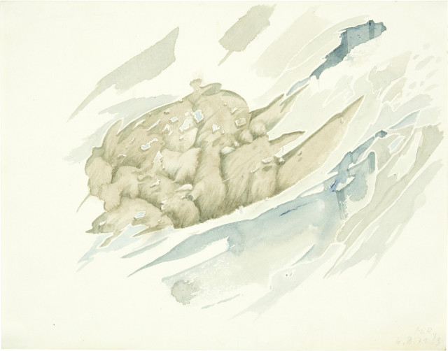 Markus Raetz : Ohne Titel, Bern, 6 August 1971