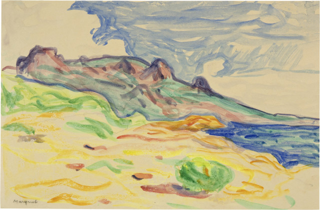Albert Marquet  : Rochers rouges près Agay , circa 1905