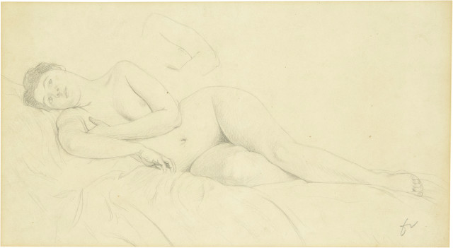 Félix Vallotton  : Figure nue couchée , 1905