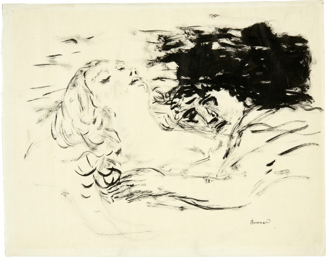 Pierre Bonnard : Couple endormi, Um 1919
