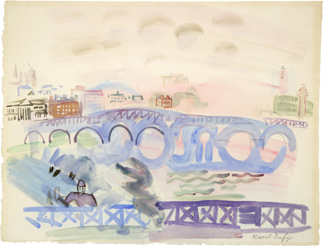 Raoul Dufy : Ponts sur la Tamise, 1928-1930