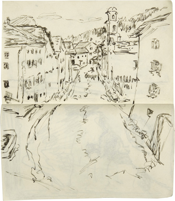 Giovanni Giacometti  : Skizzenbuch , Wahrscheinlich um 1912-1914 