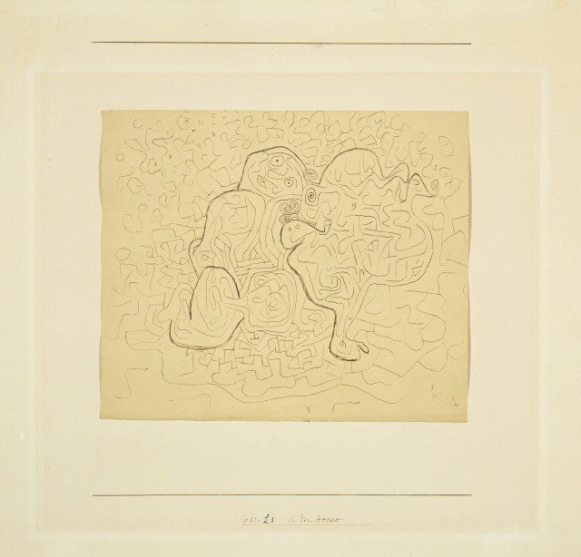 Paul Klee  : In der Hecke , 1932 - serial number 1932 L 3