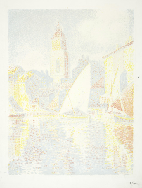 Paul Signac : Saint-Tropez: Le Port, 1896