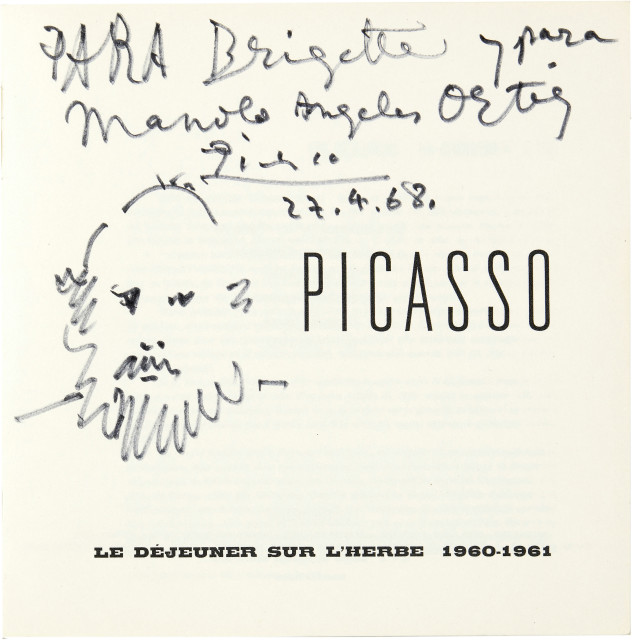 Pablo Picasso  : Porträt eines Bärtigen , 1968