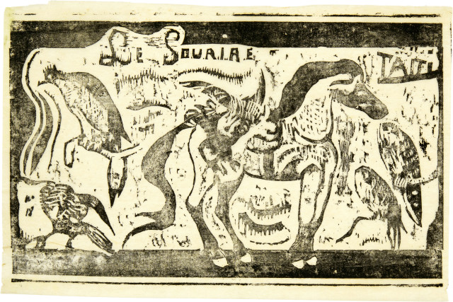 Paul Gauguin  : Titre pour Le sourire , 1899