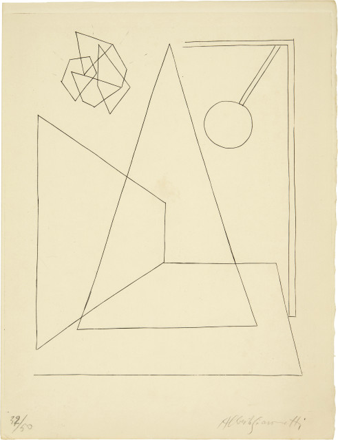 Alberto Giacometti  : Composition I , 1934/1935