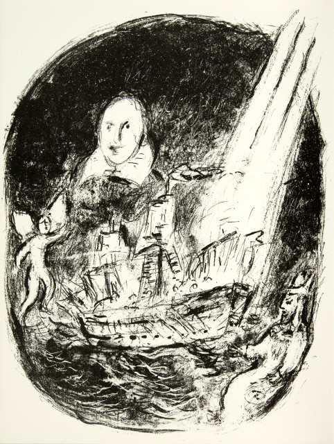 Marc Chagall  : William Shakespeare. The Tempest , 1975