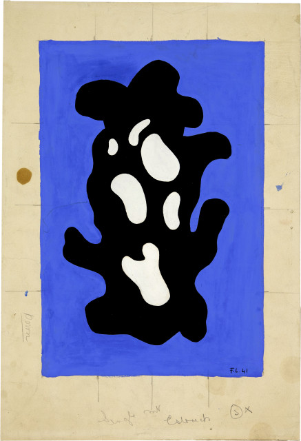 Fernand Léger : Étude pour 'Décoration bleue', 1941