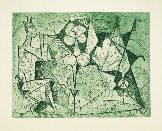 Pablo Picasso : Les pipeaux, 1946