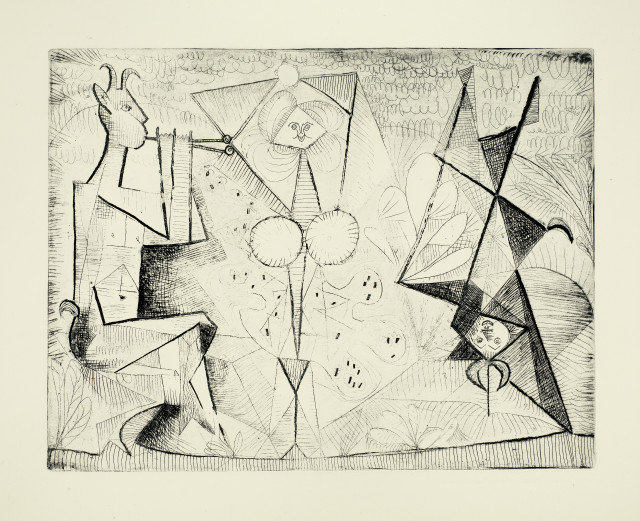 Pablo Picasso : Les pipeaux, 1946