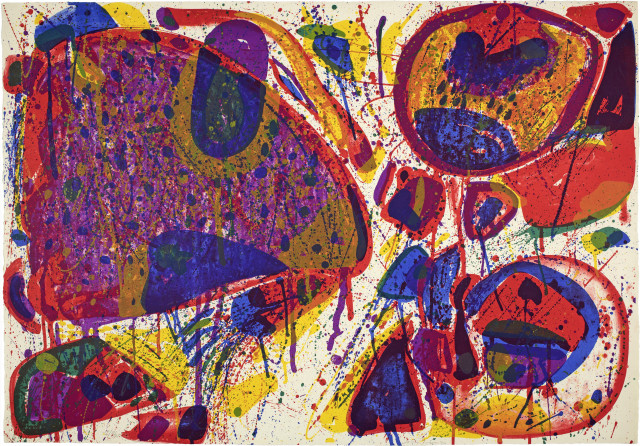 Sam Francis : Bright Jade Ghost, Variant I, 1963