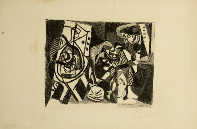 Pablo Picasso  : Scène d'intérieur , Paris, 1926