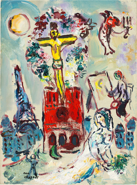Marc Chagall  : Esquisse pour l'Arbre de Jessé , circa 1960